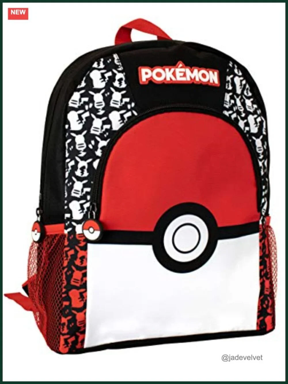 Pokemon Preschool Backpack - Kindergarten Kids Daypack Synthetic